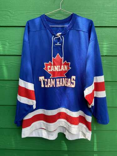 Hockey × Vintage Canlan Team Kansas hockey jersey