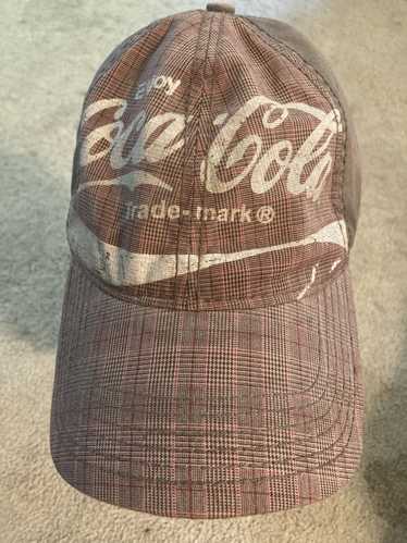 Coca Cola × Vintage Coca Cola hat cap coke plaid g