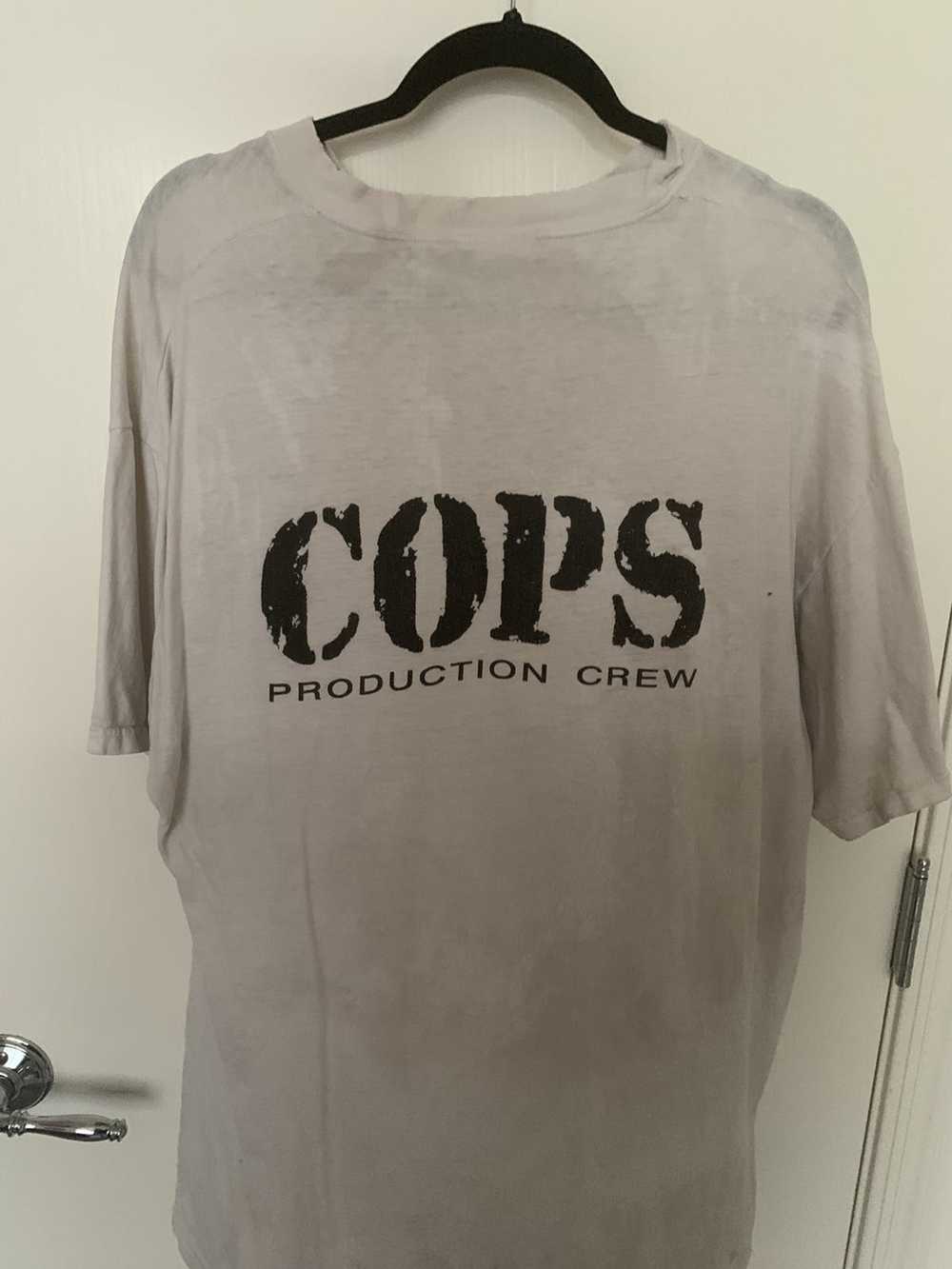 Vintage Vintage Cops Production Crew Shirt - image 2