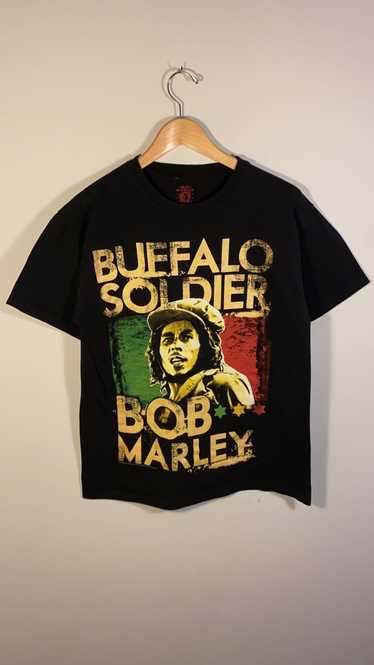 Bob Marley Men's 56 Hope Road Rasta Slim Fit T-Shirt White