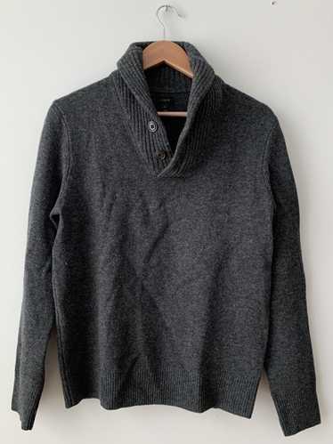 J.Crew Shawl Collar Sweater - Charcoal
