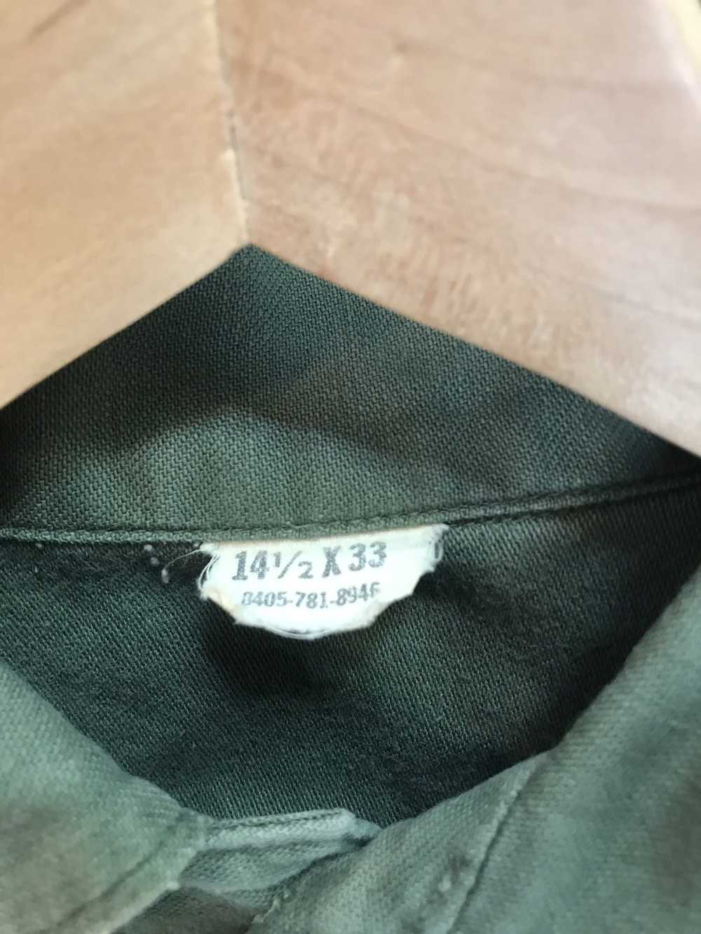 Military × Vintage Vintage og107 shirt with graph… - image 6