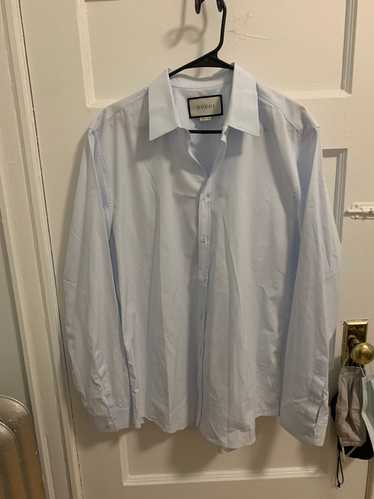 Gucci Gucci Blue Shirt size 39 15.5