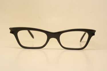 Vintage Black Eyeglasses Unused New Old stock Vin… - image 1