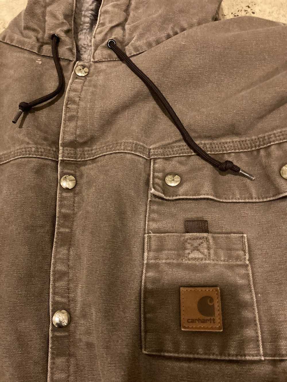 Carhartt Vintage CARHARTT Workwear Jacket Brown M… - image 2