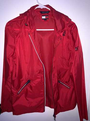 Tommy Hilfiger Red Girls Raincoat Jacket