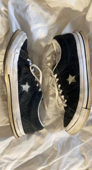 Vintage One Star Premium Suede Low Top Black