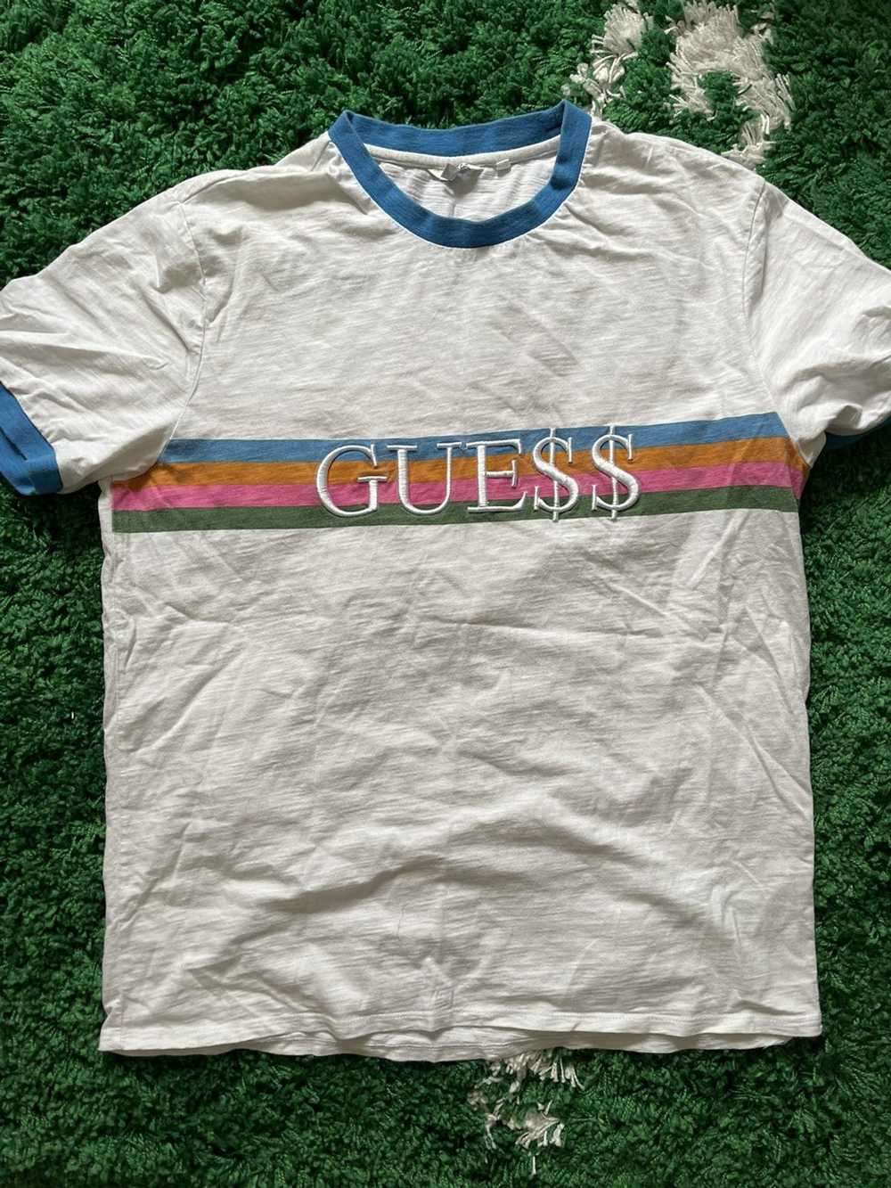 Asap Rocky × Guess Rainbow Ringer Tee - image 3