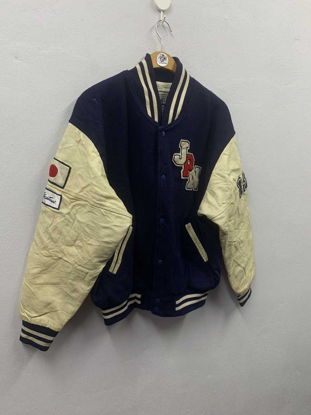 Hockey × Leather Jacket × Varsity Jacket Vintage … - image 2