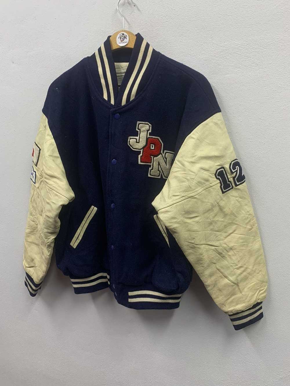 Hockey × Leather Jacket × Varsity Jacket Vintage … - image 3