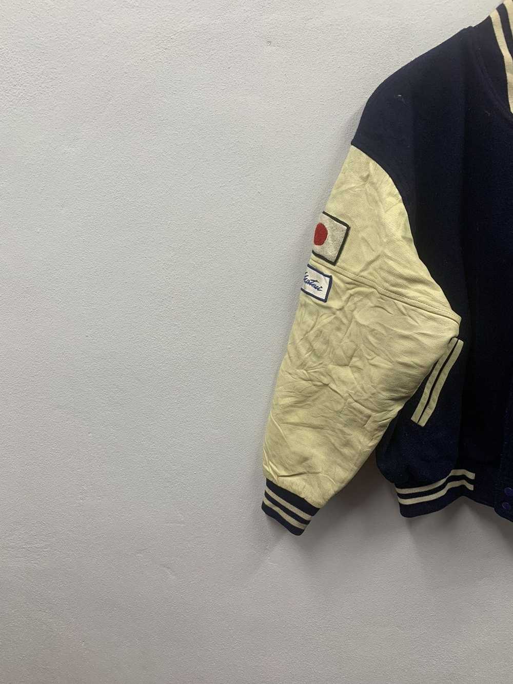 Hockey × Leather Jacket × Varsity Jacket Vintage … - image 5