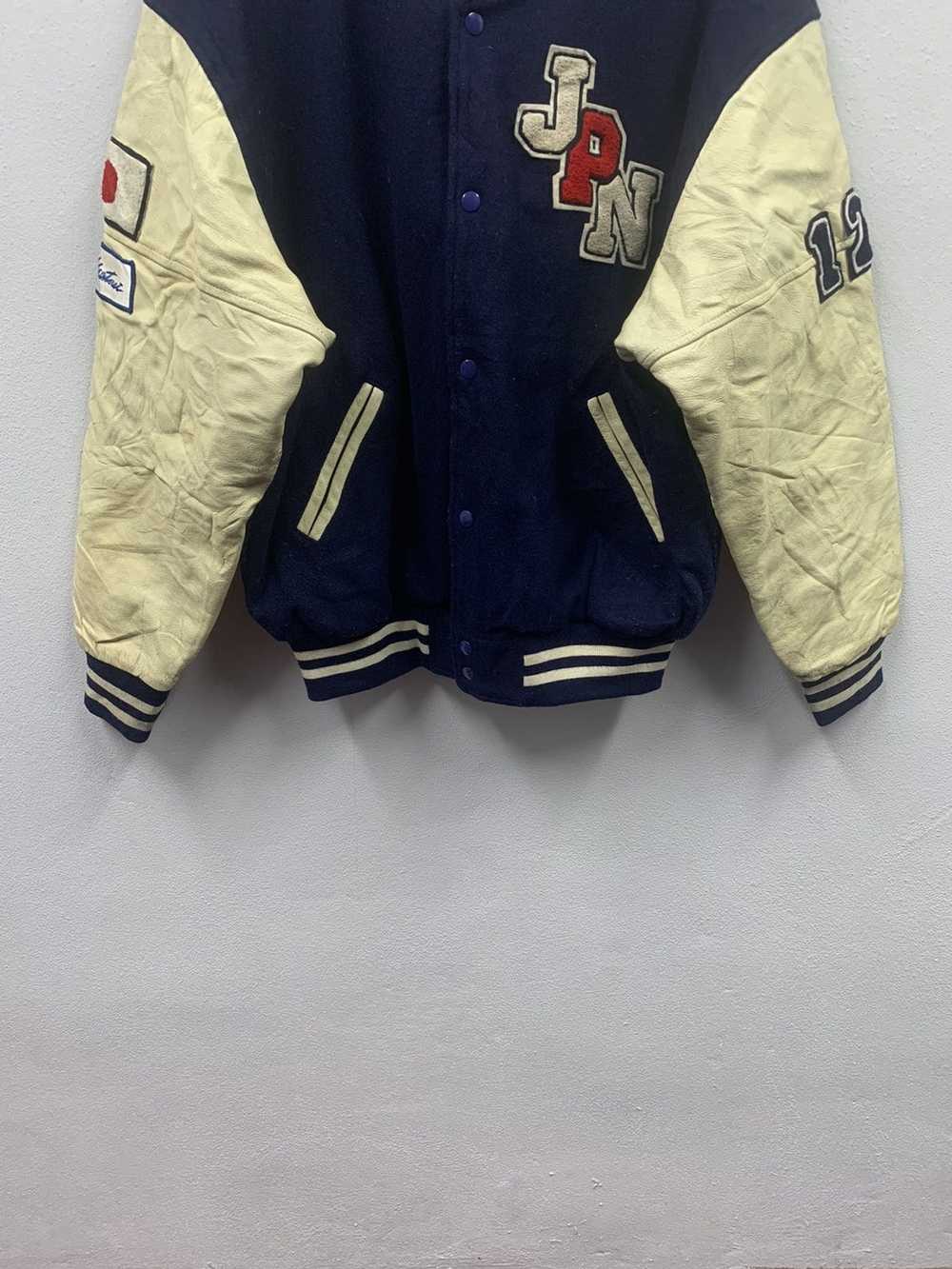 Hockey × Leather Jacket × Varsity Jacket Vintage … - image 9