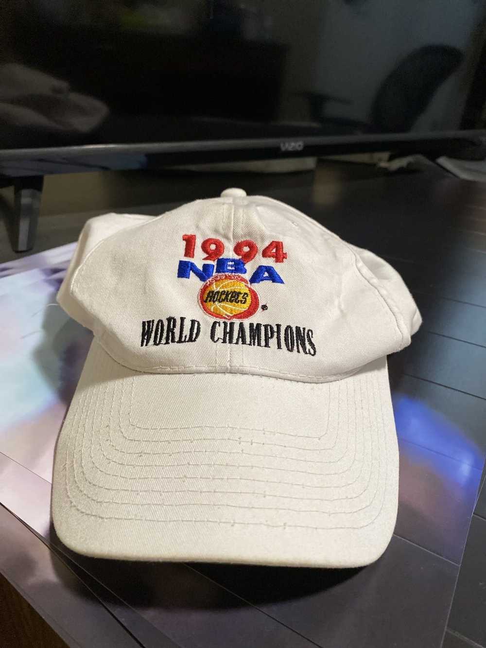 NBA × Vintage 1994 NBA rockets World Champion Hat - image 1