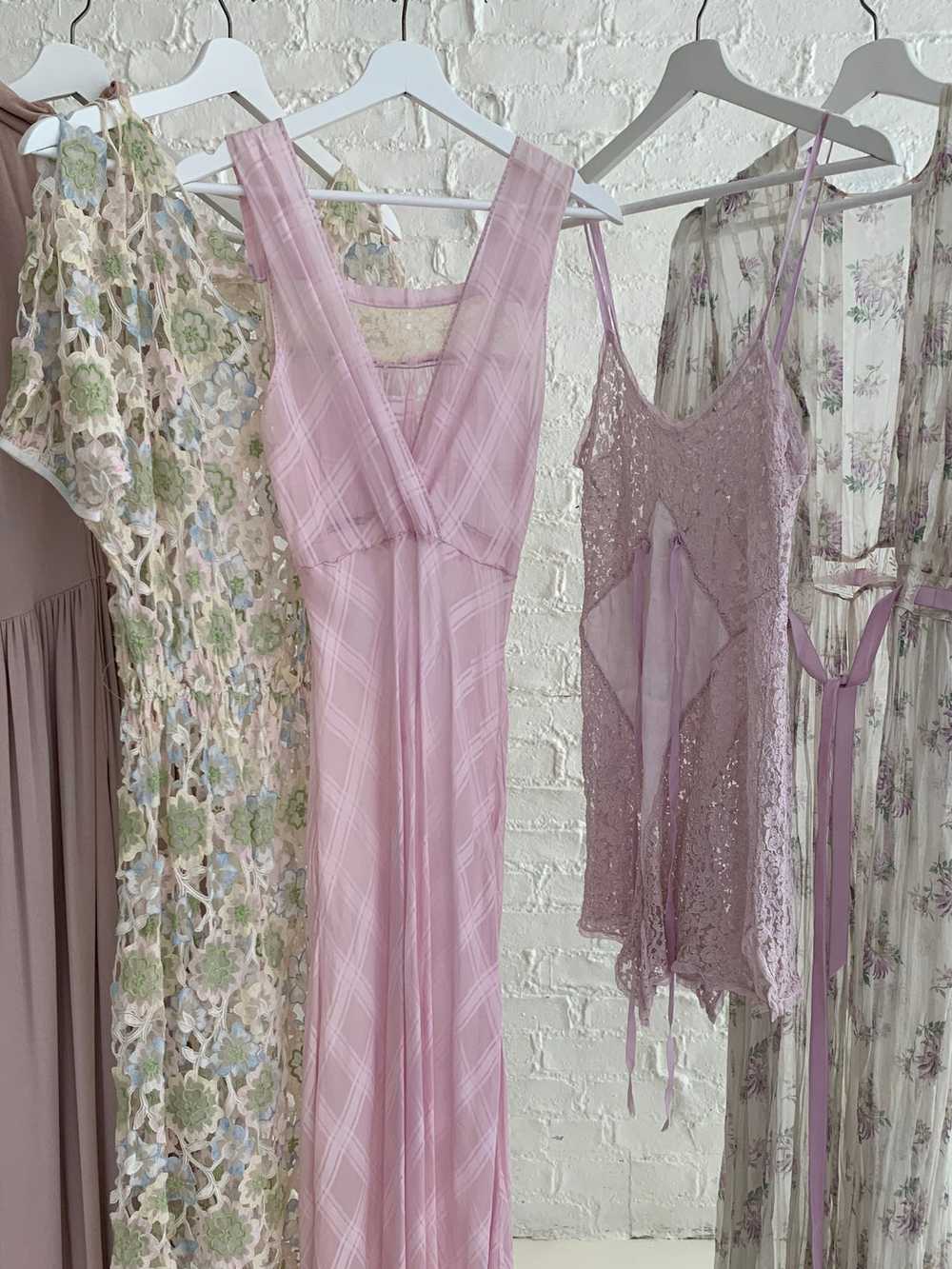 Lavender Lace and Silk Playsuit - image 2