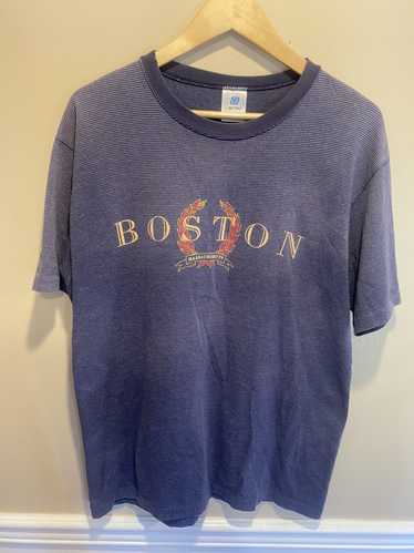 Made In Usa Vintage boston made in usa striped tee
