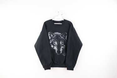 Streetwear × Vintage Vintage 90s Streetwear Wolf … - image 1