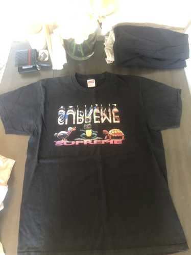 Supreme friends tee top black