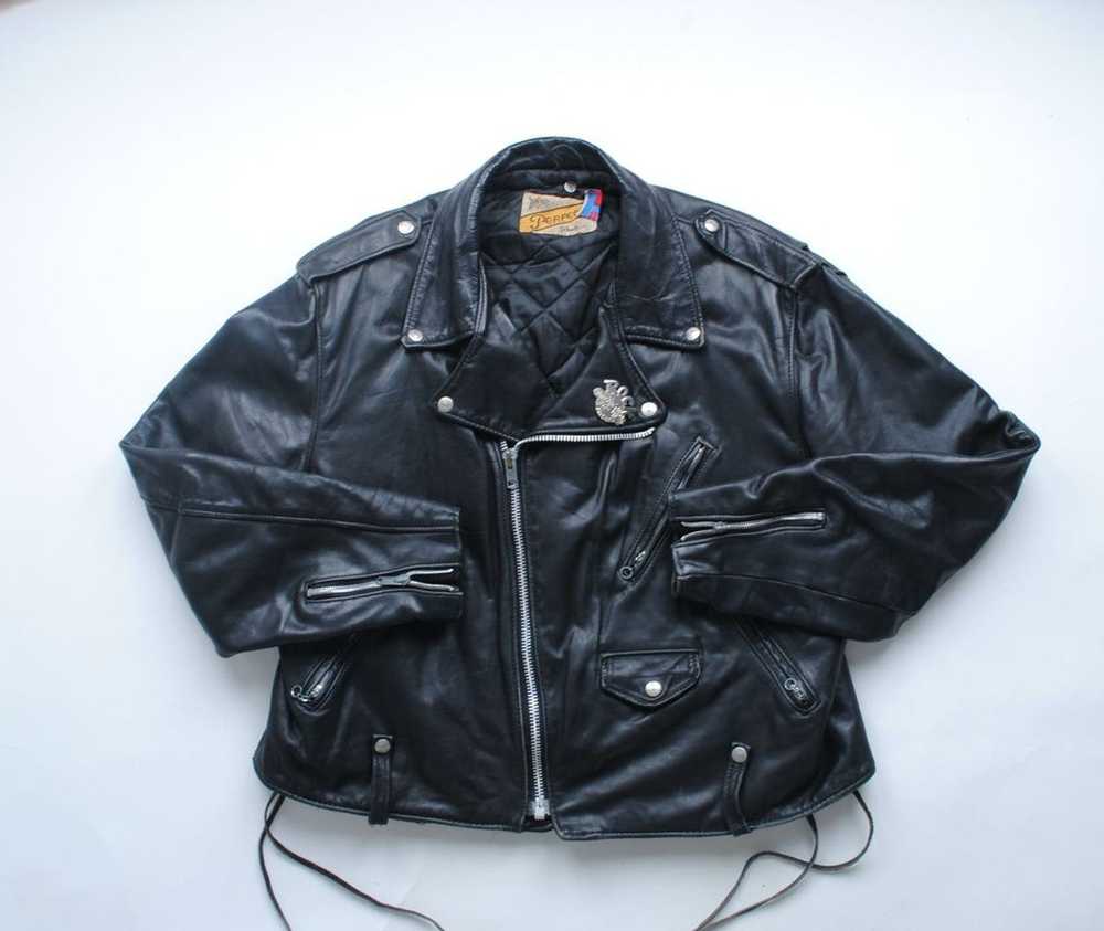 Schott × Vintage Schott Perfecto Leather Jacket B… - image 1