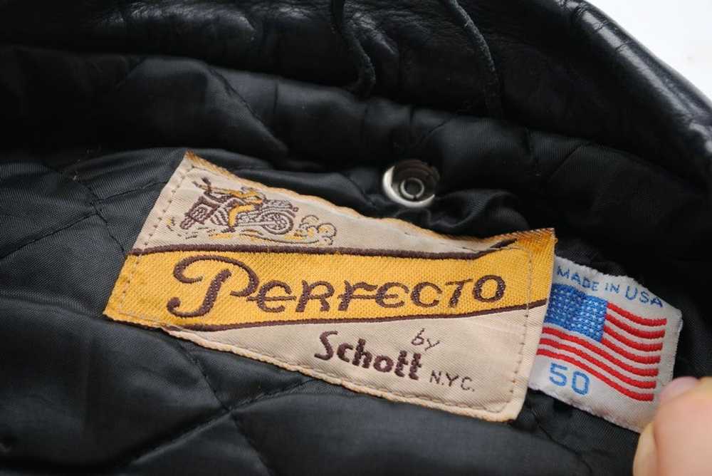 Schott × Vintage Schott Perfecto Leather Jacket B… - image 4