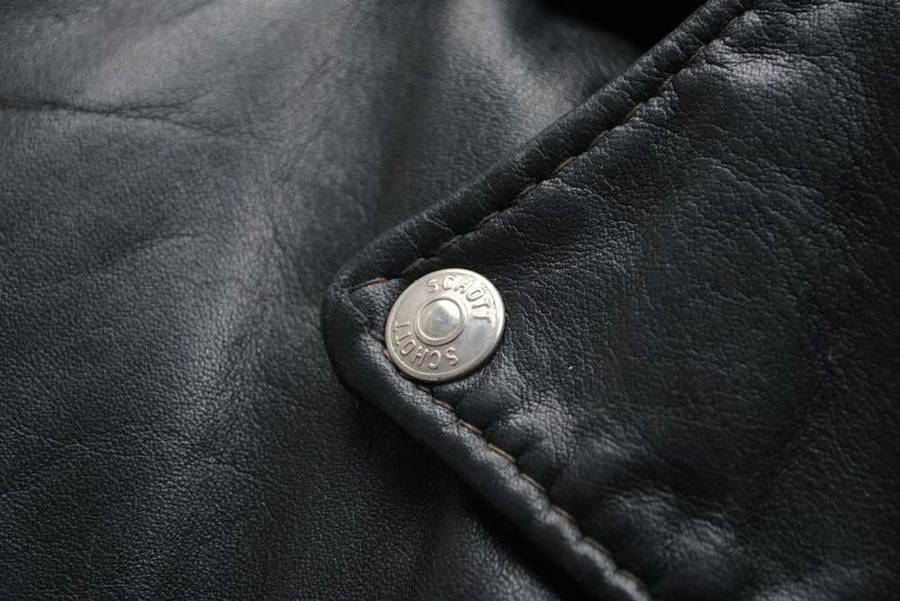 Schott × Vintage Schott Perfecto Leather Jacket B… - image 6