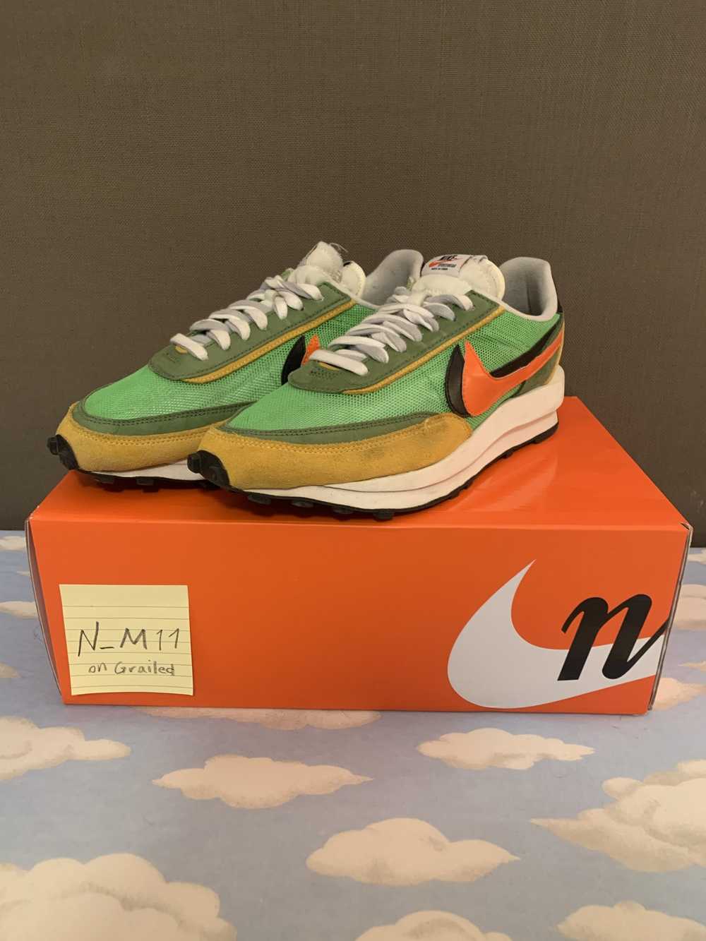 Nike × Sacai Sacai x LDV Waffle Green Gusto 2019 - image 1