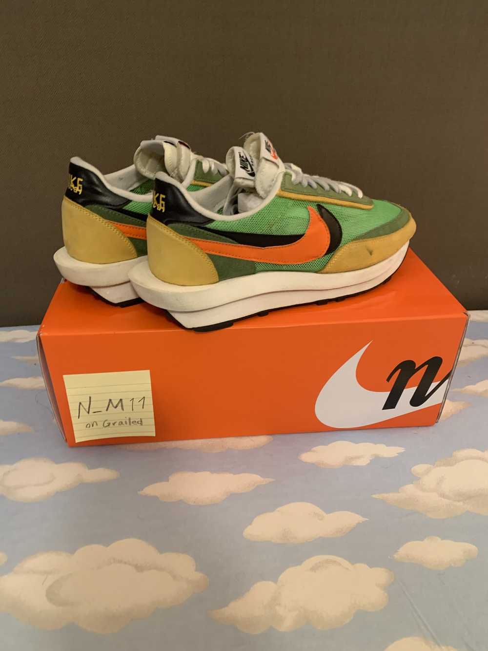 Nike × Sacai Sacai x LDV Waffle Green Gusto 2019 - image 2