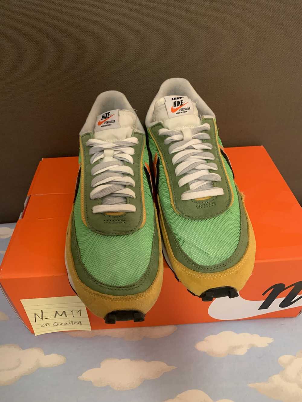 Nike × Sacai Sacai x LDV Waffle Green Gusto 2019 - image 3