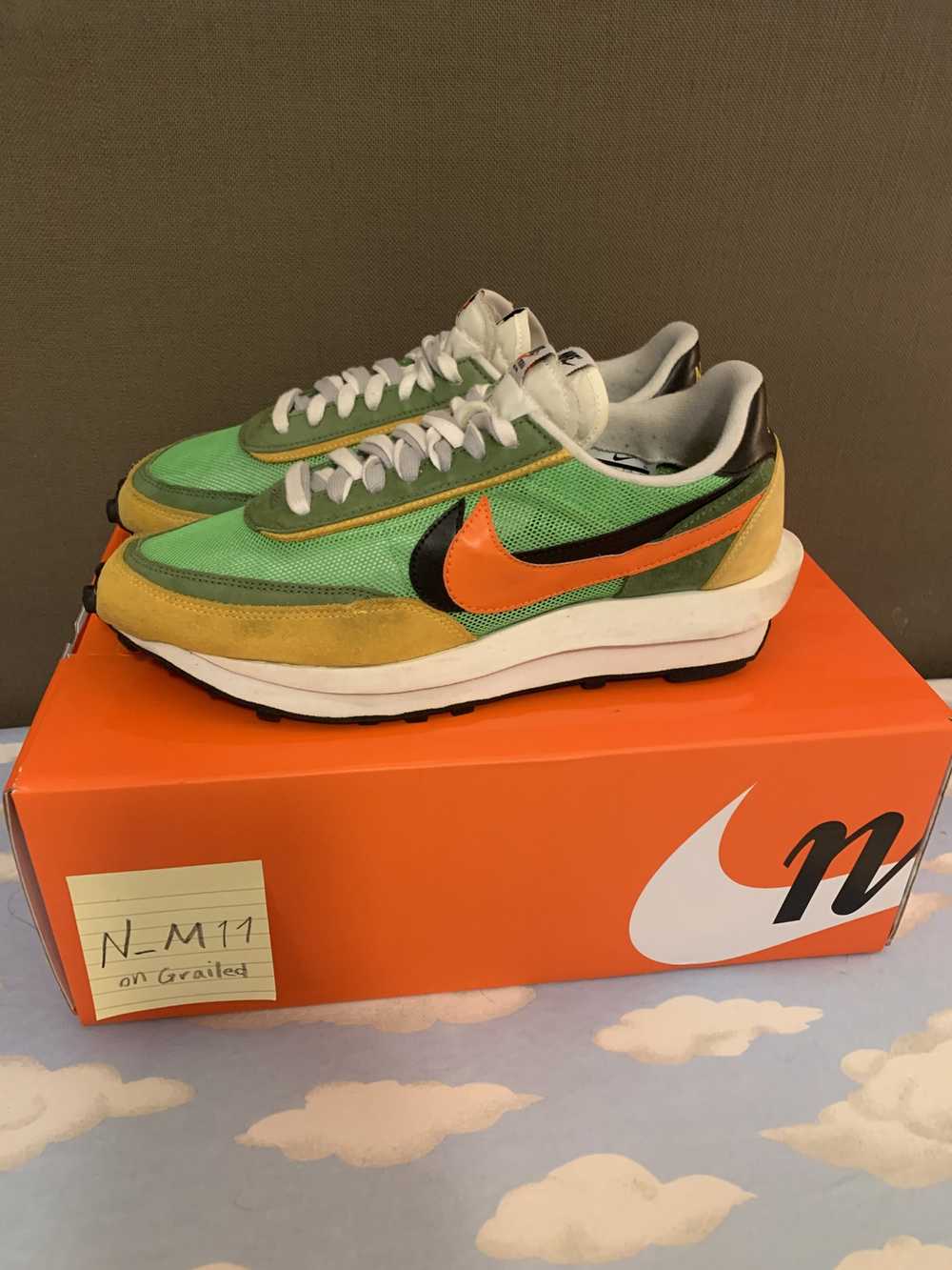 Nike × Sacai Sacai x LDV Waffle Green Gusto 2019 - image 4