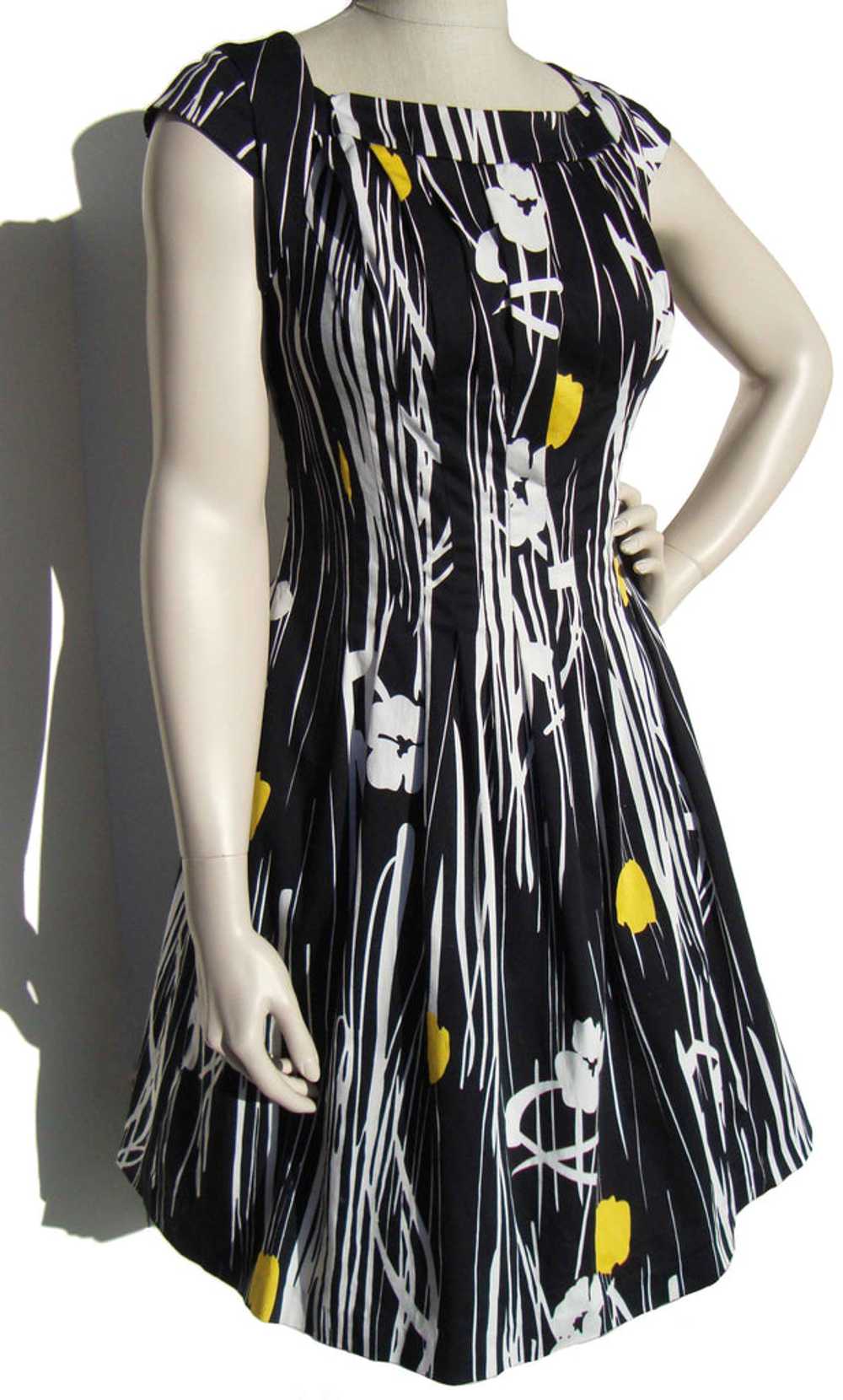 Kay Unger shops Rare Retro Floral Print Silk Halter Dress