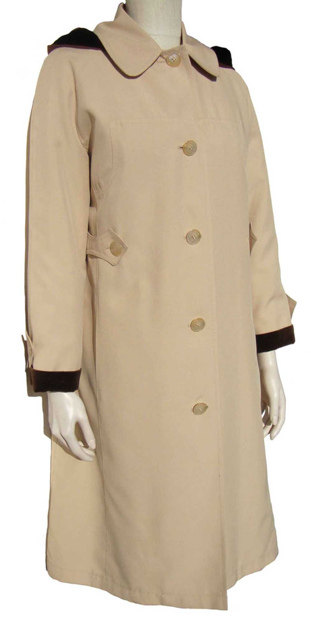 Vintage Trench Coat Misty Harbor Spy Girl Raincoa… - image 4