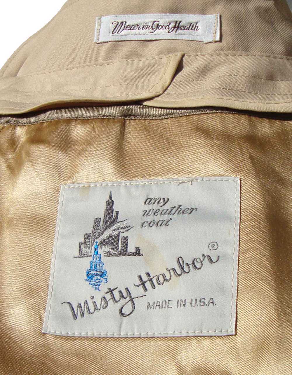 Vintage Trench Coat Misty Harbor Spy Girl Raincoa… - image 8