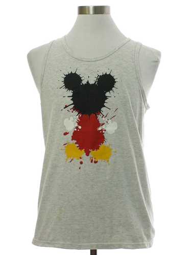 1990's Anvil Mens Mickey Mouse Tank Style T-Shirt