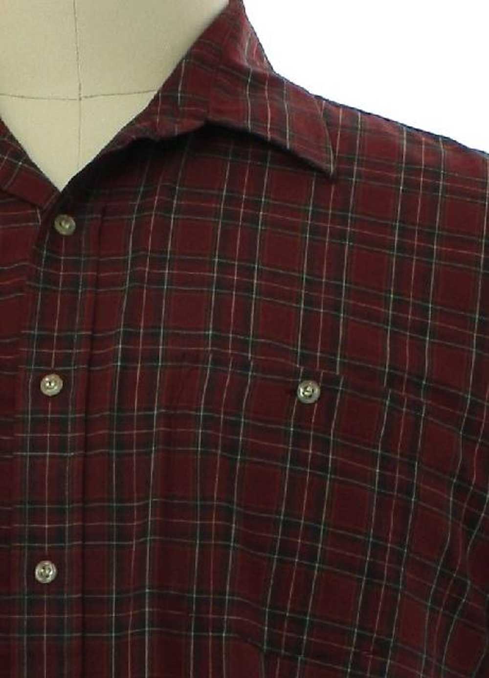 1980's McGregor Bagpiper Mens Plaid Shirt - image 2