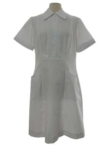 1960's White Swan Nurses Uniform Dress