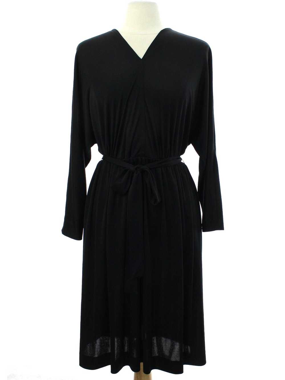 1970's Elliette Black Disco Dress - Gem