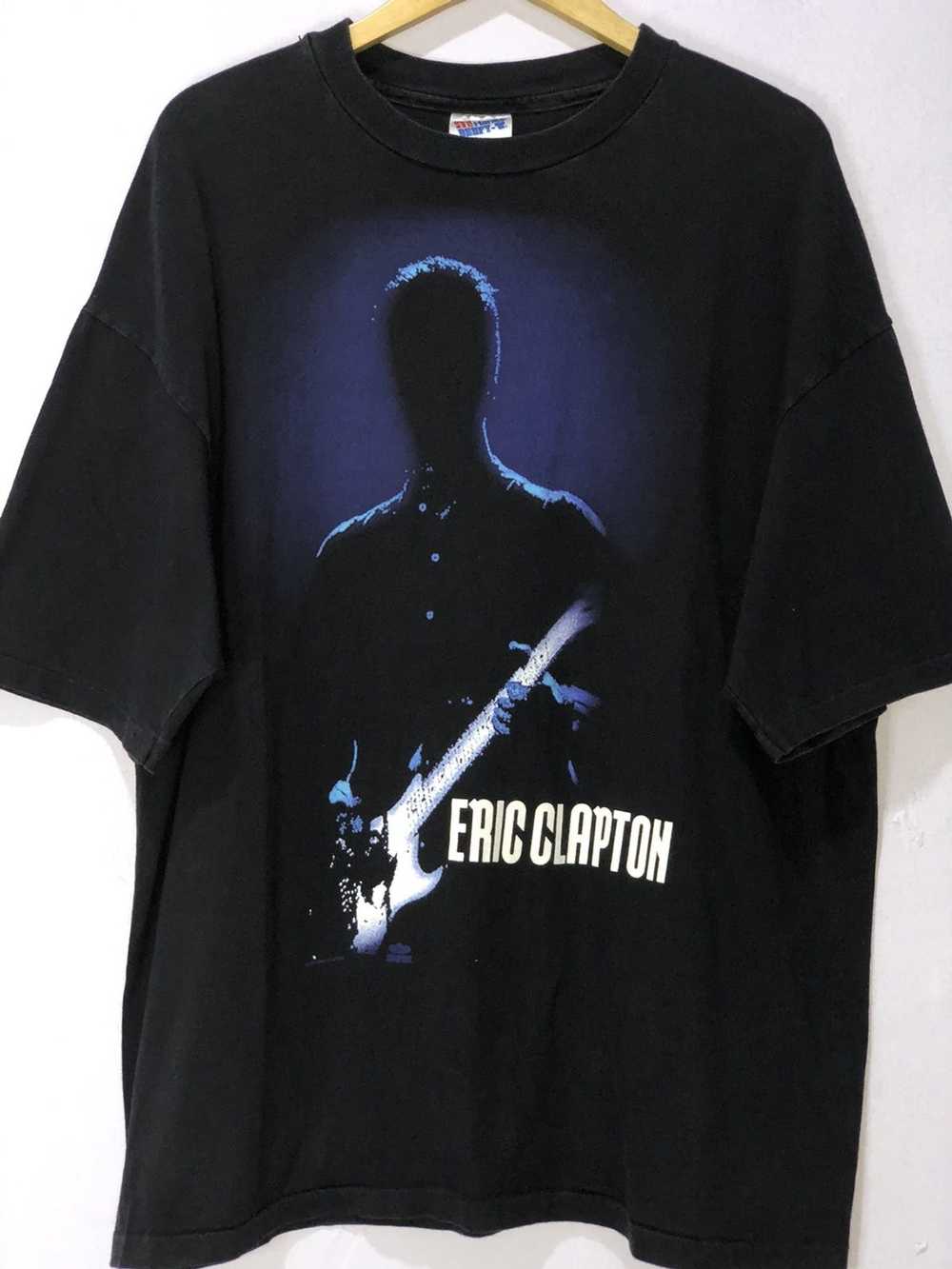 Band Tees × Vintage Vintage Eric Clapton “an even… - image 1