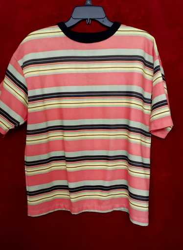 Vintage Vintage striped polyester shirt