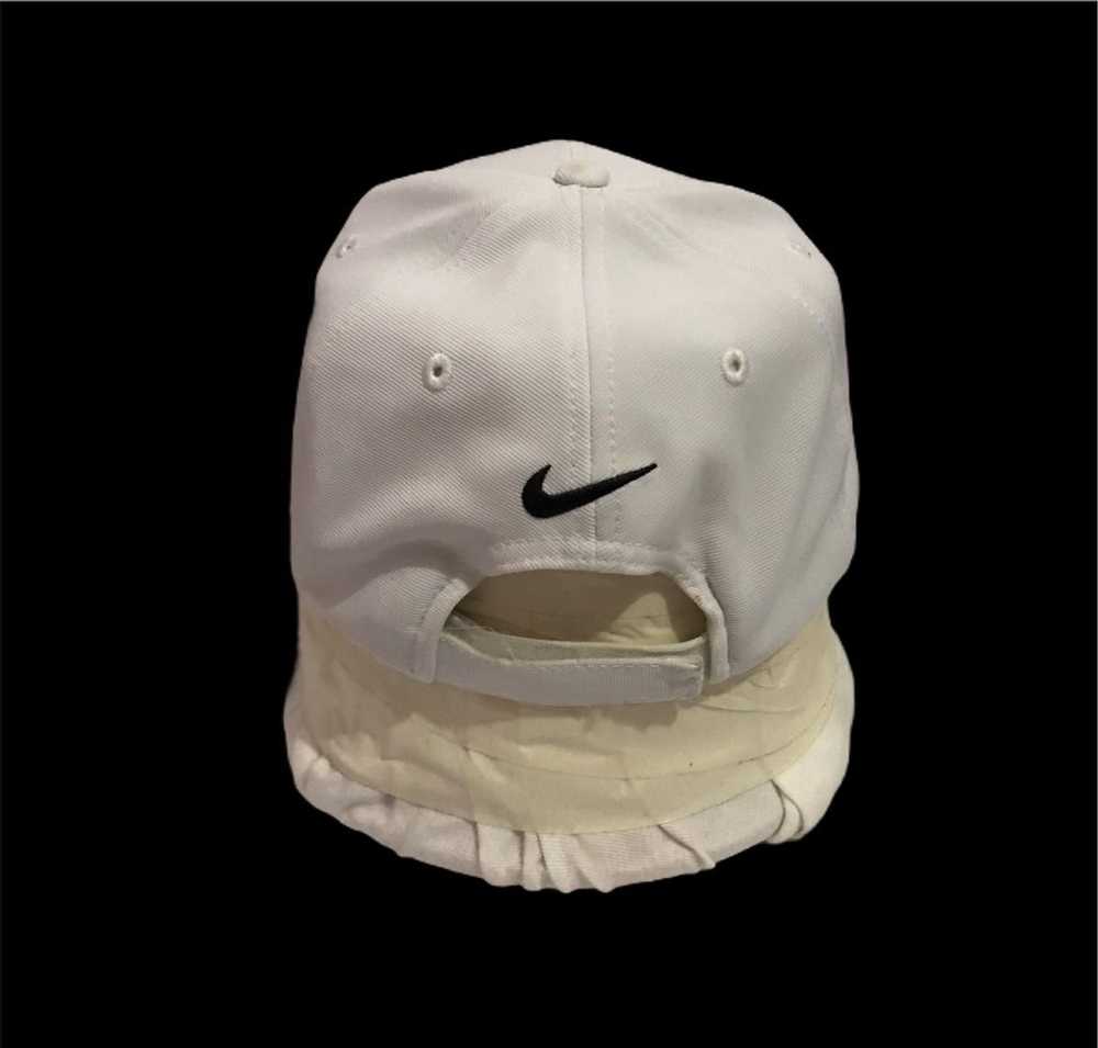 Vintage Nike Basketball White Tag Wool Blend Gray Swoosh Fitted Hat Cap Sz L/XL