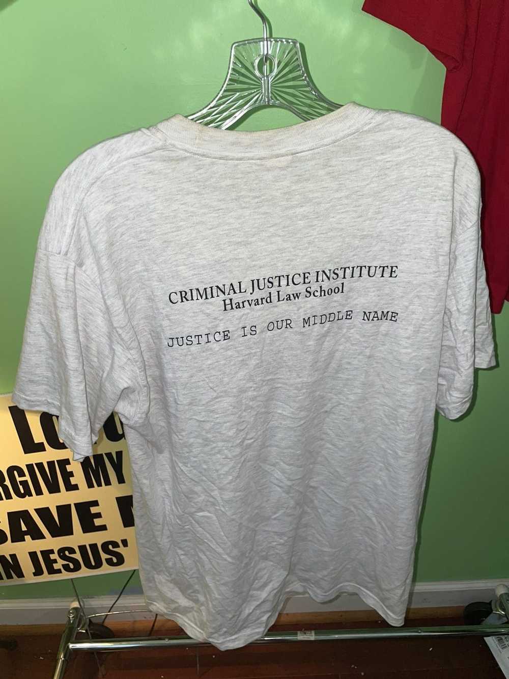 Vintage Vintage Harvard Law School T-Shirt - image 4
