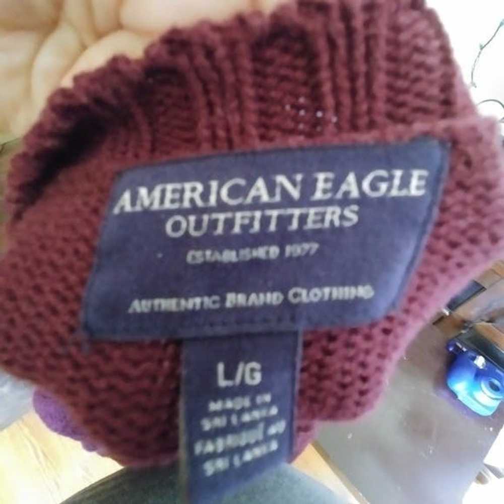 American Eagle Outfitters American Eagle Maroon S… - image 5