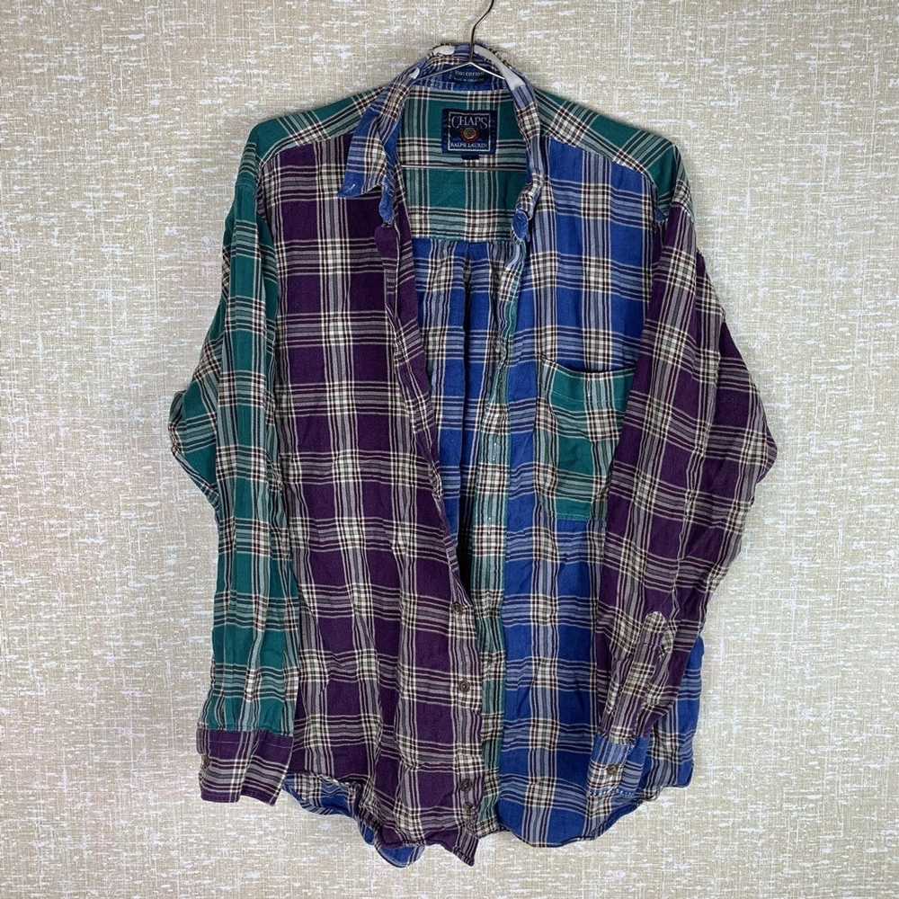 Chaps Ralph Lauren × Flannel × Vintage 00s Vintag… - image 1