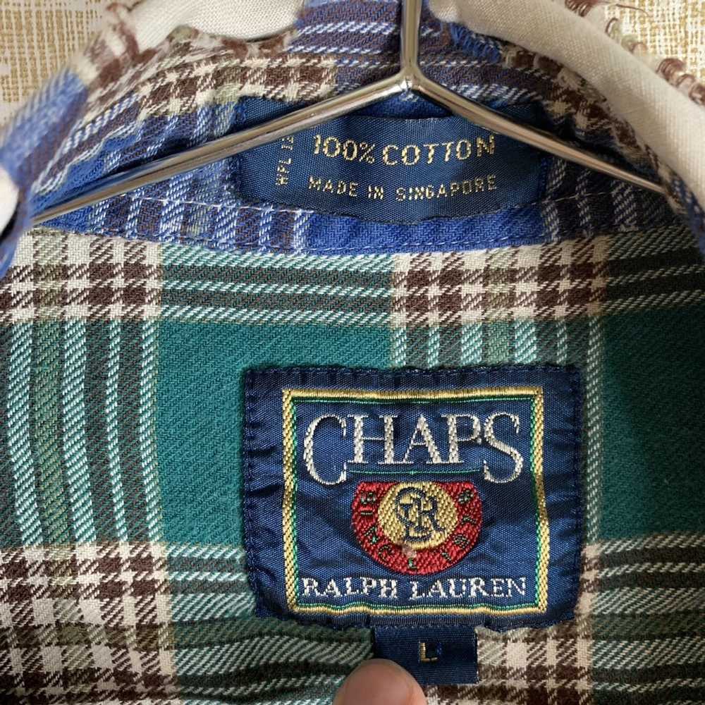 Chaps Ralph Lauren × Flannel × Vintage 00s Vintag… - image 2