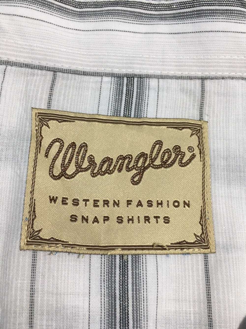 Flannel × Vintage Wrangler vintage 90s Folk Pearl… - image 6