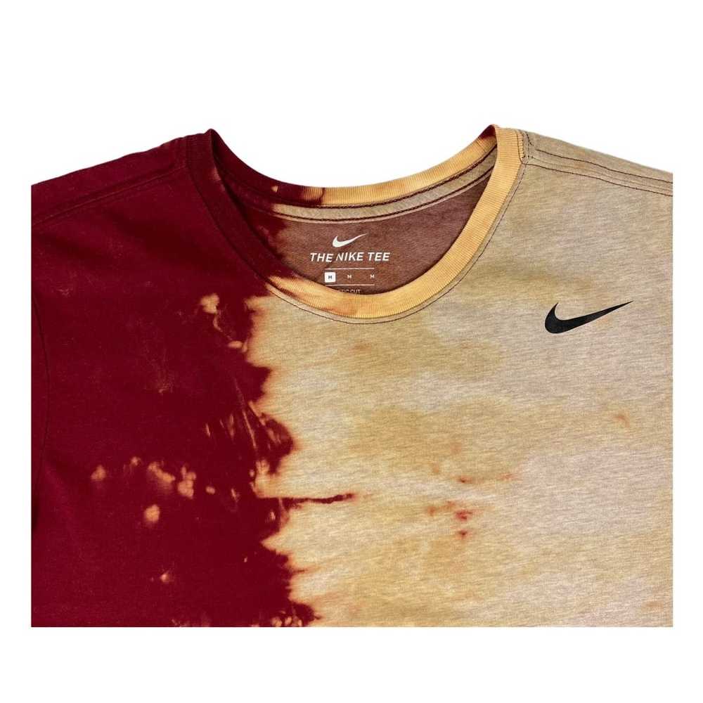 Nike Tie Dye Bleach Dye Nike Training Top Dri-Fit… - image 2