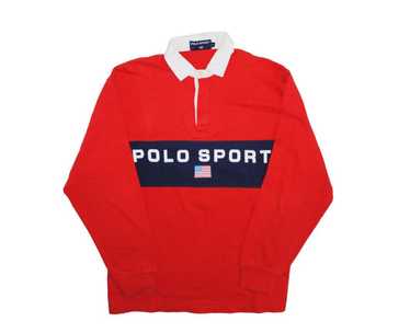 Vintage Ralph Lauren Polo Sport Collared Shirt Sz M – Snap Goes My Cap
