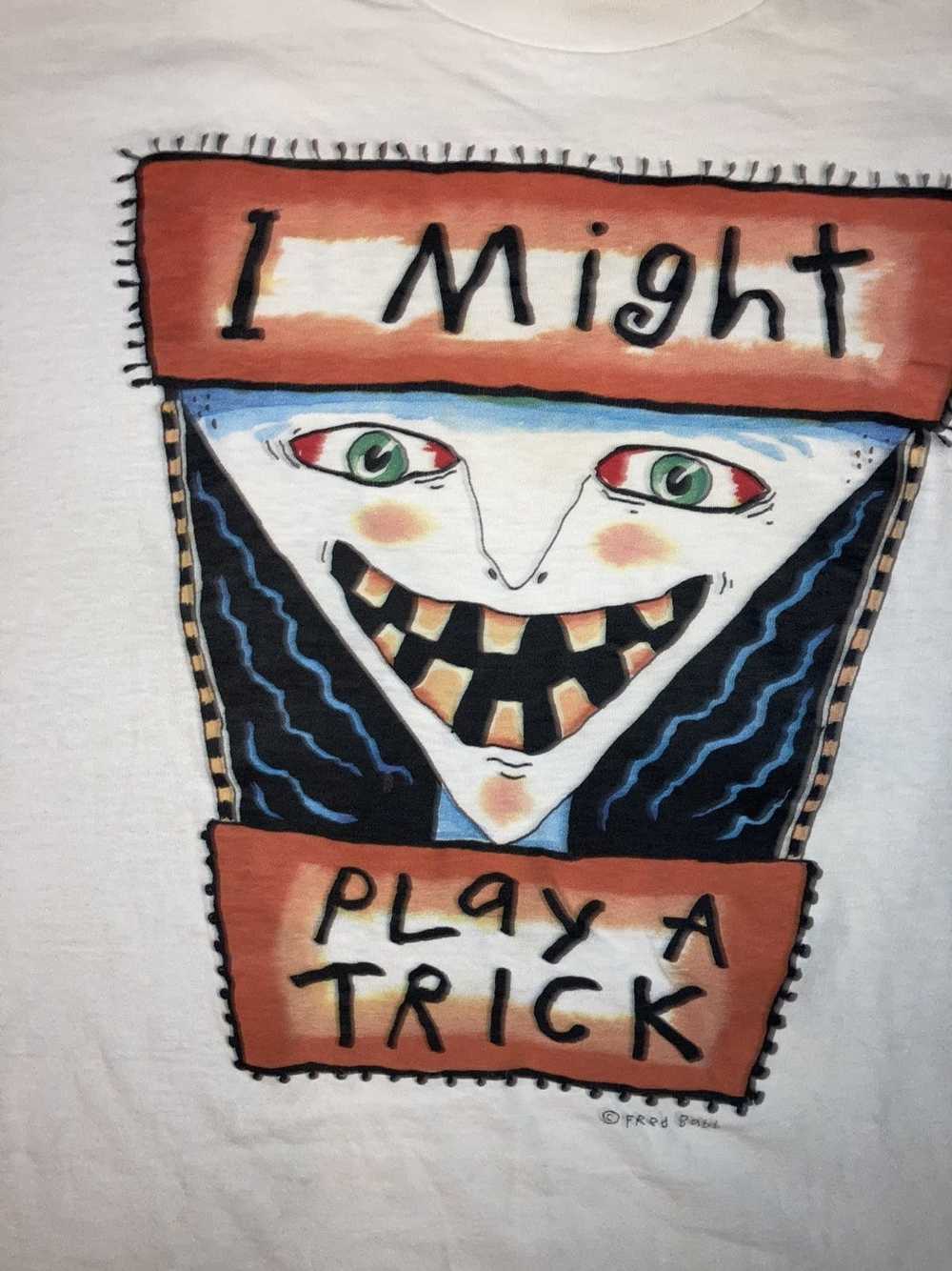 Vintage Vintage 90’s Halloween Fred Babb Shirt - image 2