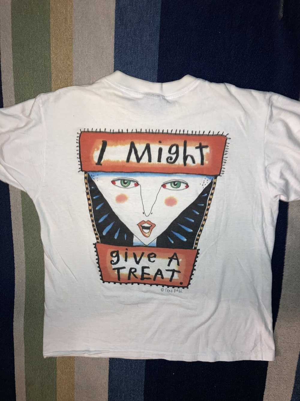 Vintage Vintage 90’s Halloween Fred Babb Shirt - image 3