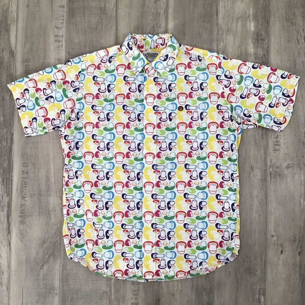 Bape BAPE milo multi camo shirt - image 1