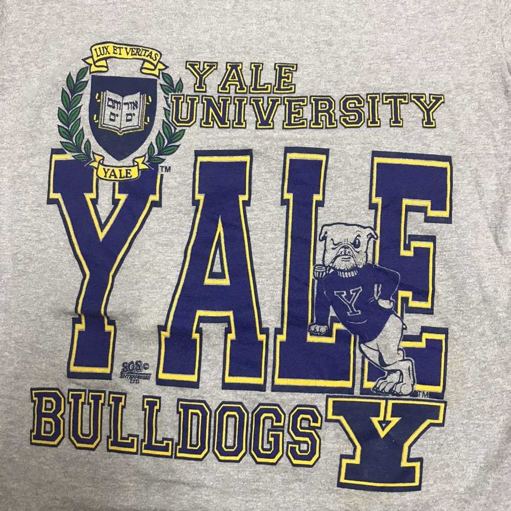 Vintage Vintage Yale University Bulldogs T Shirt - image 2