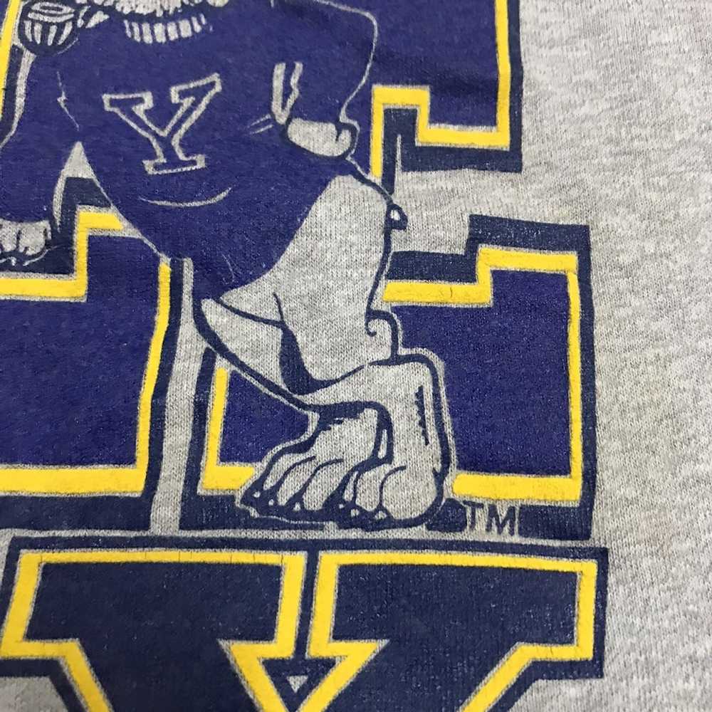 Vintage Vintage Yale University Bulldogs T Shirt - image 4